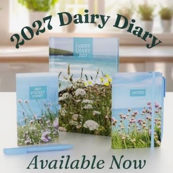 2027 Dairy Diaries & Cookbook